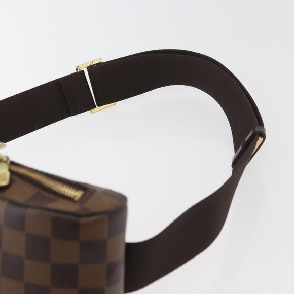 LOUIS VUITTON Damier Ebene Geronimos Shoulder Bag N51994 LV Auth 150376