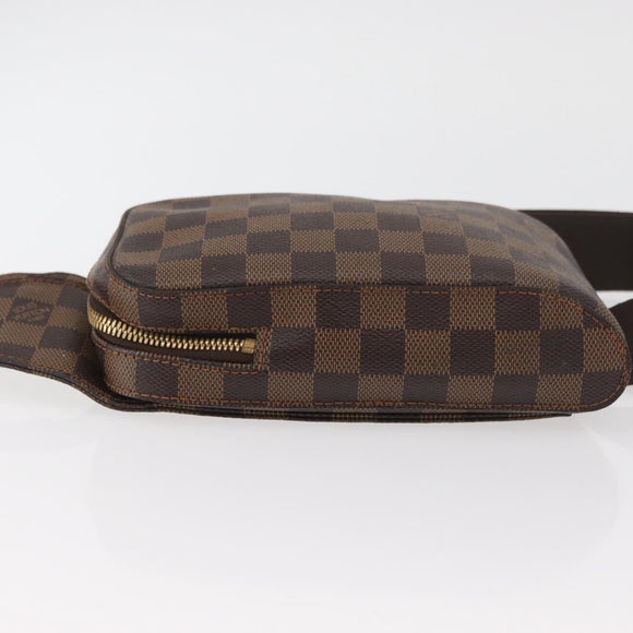 LOUIS VUITTON Damier Ebene Geronimos Shoulder Bag N51994 LV Auth 150376