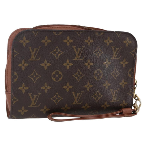 LOUIS VUITTON Monogram Orsay Clutch Bag M51790 LV Auth 150377