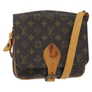 LOUIS VUITTON Monogram Cartouchiere MM Shoulder Bag M51253 LV Auth 150378-1