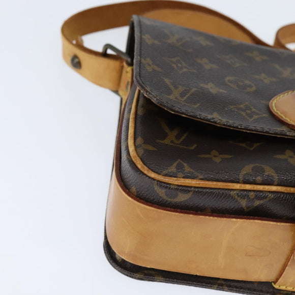 LOUIS VUITTON Monogram Cartouchiere MM Shoulder Bag M51253 LV Auth 150378