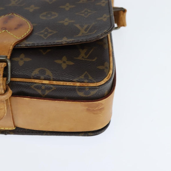 LOUIS VUITTON Monogram Cartouchiere MM Shoulder Bag M51253 LV Auth 150378
