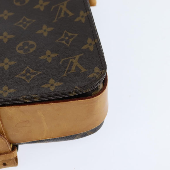LOUIS VUITTON Monogram Cartouchiere MM Shoulder Bag M51253 LV Auth 150378