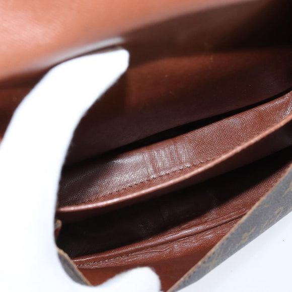 LOUIS VUITTON Monogram Cartouchiere MM Shoulder Bag M51253 LV Auth 150378