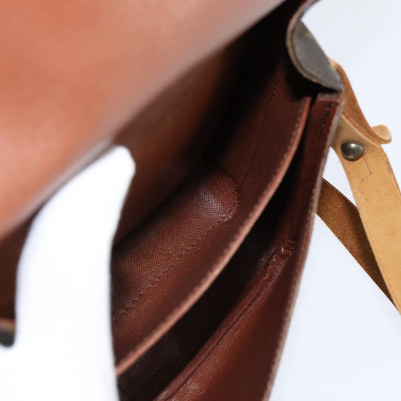 LOUIS VUITTON Monogram Cartouchiere MM Shoulder Bag M51253 LV Auth 150378