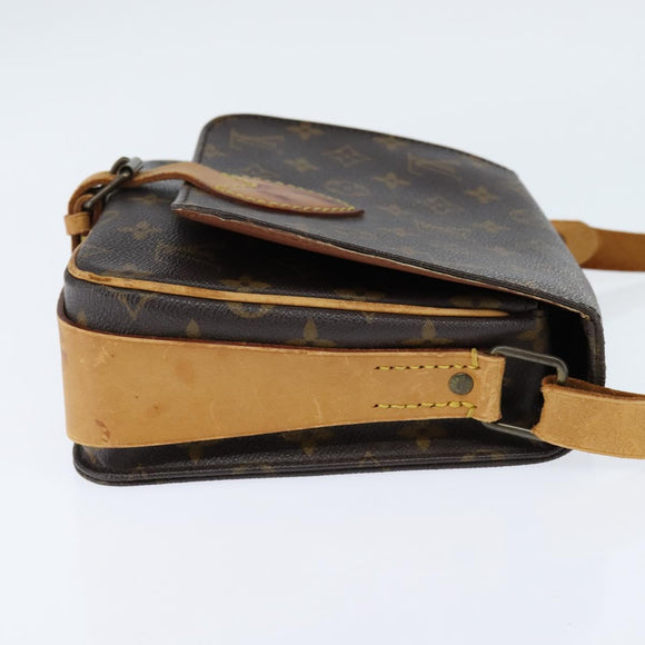 LOUIS VUITTON Monogram Cartouchiere MM Shoulder Bag M51253 LV Auth 150378