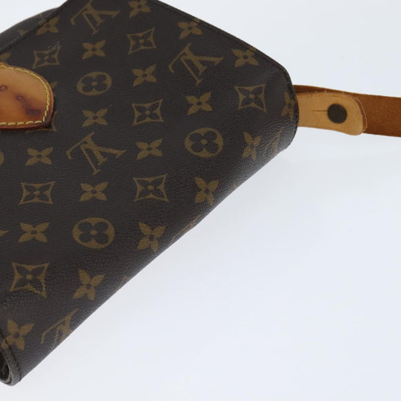 LOUIS VUITTON Monogram Cartouchiere MM Shoulder Bag M51253 LV Auth 150378
