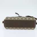 GUCCI GG Supreme Web Sherry Line Bag PVC Beige Gold 904 02 084 Auth 150380-5