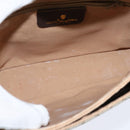 GUCCI GG Supreme Web Sherry Line Bag PVC Beige Gold 904 02 084 Auth 150380-11