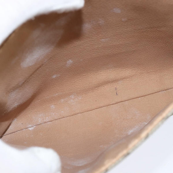 GUCCI GG Supreme Web Sherry Line Bag PVC Beige Gold 904 02 084 Auth 150380