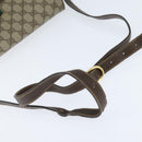 GUCCI GG Supreme Web Sherry Line Bag PVC Beige Gold 904 02 084 Auth 150380-7