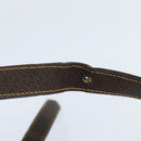 GUCCI GG Supreme Web Sherry Line Bag PVC Beige Gold 904 02 084 Auth 150380-9