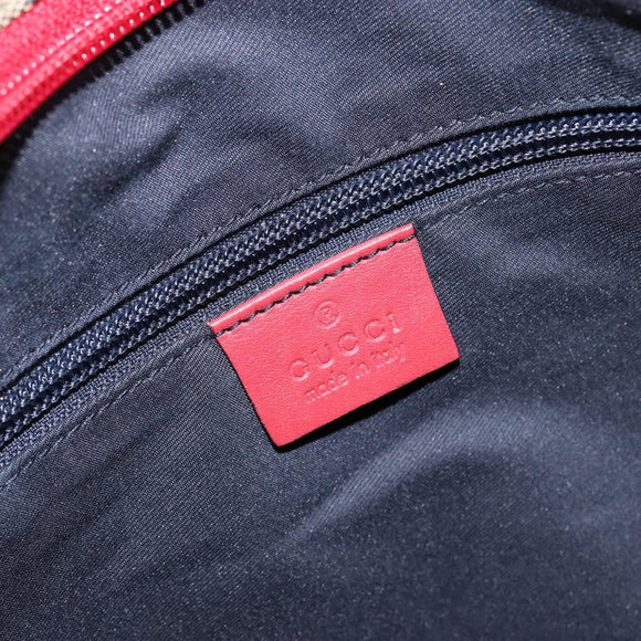 GUCCI GG Crystal Tote Bag Coated Canvas Navy Gold 131233 Auth 150381