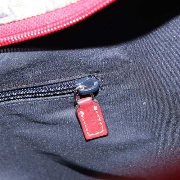 GUCCI GG Crystal Tote Bag Coated Canvas Navy Gold 131233 Auth 150381