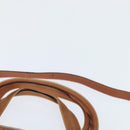 Chloe Angie Hand Bag Leather 2way Brown Gold Auth 150382-9