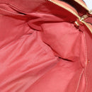 Chloe Angie Hand Bag Leather 2way Brown Gold Auth 150382-19