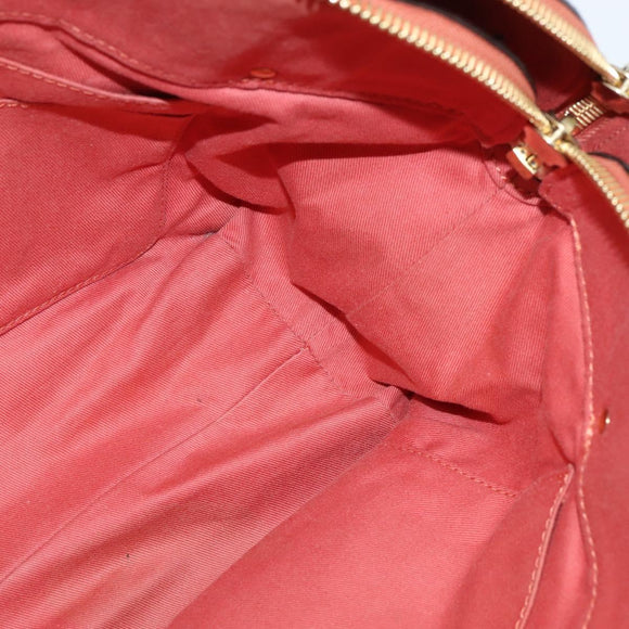 Chloe Angie Hand Bag Leather 2way Brown Gold Auth 150382