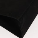 Salvatore Ferragamo Chain Gancini Shoulder Bag Suede Black Gold Auth 150385-15