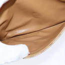 CELINE Macadam Canvas Shoulder Bag PVC Beige Gold Auth 150387-19