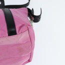 PRADA Shoulder Bag Nylon Pink Silver Auth 150388-16