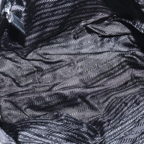 PRADA Shoulder Bag Nylon Pink Silver Auth 150388