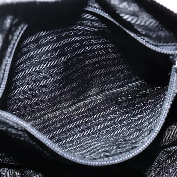 PRADA Shoulder Bag Nylon Pink Silver Auth 150388