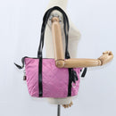 PRADA Shoulder Bag Nylon Pink Silver Auth 150388-22