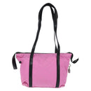 PRADA Shoulder Bag Nylon Pink Silver Auth 150388-2