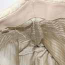 PRADA Chain Tote Bag Nylon Ivory Gold Auth 150390-20