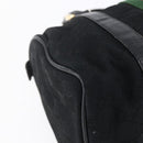 GUCCI GG Canvas Web Sherry Line Hand Bag Black Gold 012 3841 28 39 Auth 150392-11