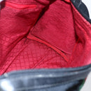 GUCCI GG Canvas Web Sherry Line Hand Bag Black Gold 012 3841 28 39 Auth 150392-19