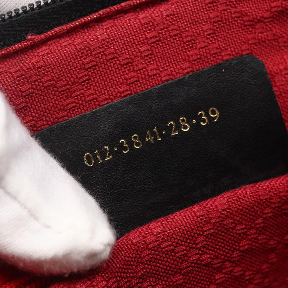 GUCCI GG Canvas Web Sherry Line Hand Bag Black Gold 012 3841 28 39 Auth 150392