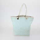 GUCCI GG Canvas Tote Bag 2 Set Light Blue Black Auth 150393-3