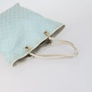 GUCCI GG Canvas Tote Bag 2 Set Light Blue Black Auth 150393-5