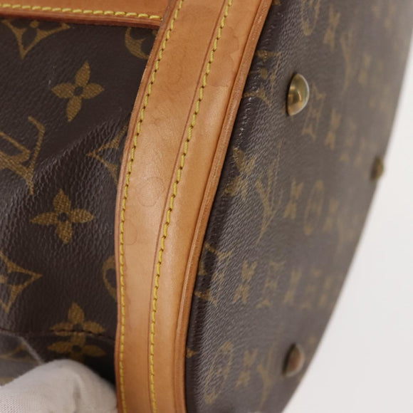 LOUIS VUITTON Monogram Bucket GM Shoulder Bag M42236 LV Auth 150395