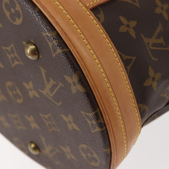 LOUIS VUITTON Monogram Bucket GM Shoulder Bag M42236 LV Auth 150395