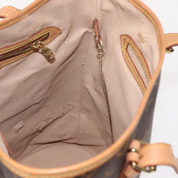 LOUIS VUITTON Monogram Bucket GM Shoulder Bag M42236 LV Auth 150395