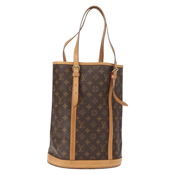 LOUIS VUITTON Monogram Bucket GM Shoulder Bag M42236 LV Auth 150395