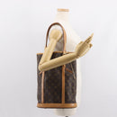 LOUIS VUITTON Monogram Bucket GM Shoulder Bag M42236 LV Auth 150395-23