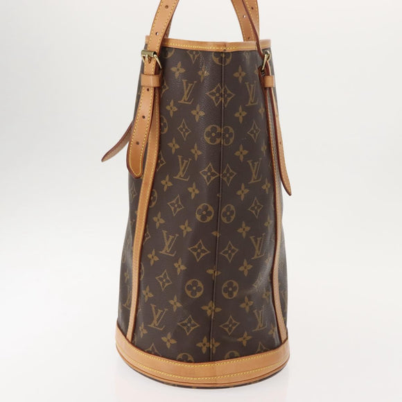 LOUIS VUITTON Monogram Bucket GM Shoulder Bag M42236 LV Auth 150395