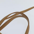 Salvatore Ferragamo Gancini Tote Bag Leather 2way Beige Gold Auth 150401-8