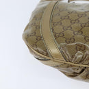 GUCCI GG Crystal Shoulder Bag Gold 203257 Auth 150404-9