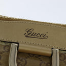 GUCCI GG Crystal Shoulder Bag Gold 203257 Auth 150404-17