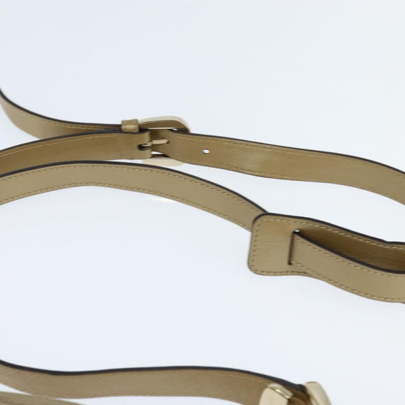 GUCCI GG Crystal Shoulder Bag Gold 203257 Auth 150404