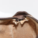 GUCCI GG Supreme Web Sherry Line Bag PVC Beige Gold 89 02 018 Auth 150405-11