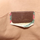 GUCCI GG Supreme Web Sherry Line Clutch Bag PVC Beige Gold 89 01 030 Auth 150407-17