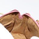 GUCCI Bamboo Mini Boston Bag Suede Pink Gold 007 122 0232 Auth 150408-19