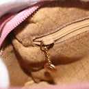 GUCCI Bamboo Mini Boston Bag Suede Pink Gold 007 122 0232 Auth 150408-21