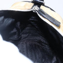 PRADA Shoulder Bag Nylon Beige Silver Auth 150411-22