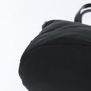 PRADA Hand Bag Nylon Black Silver Auth 150413-8